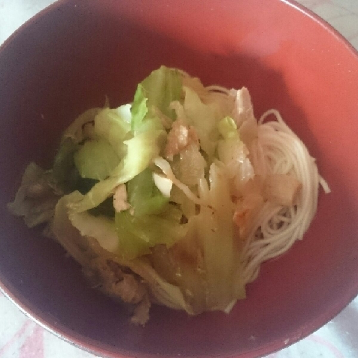 ツナキャベツ炒めの残りでランチそうめん レシピ 作り方 By 結后 楽天レシピ ツナキャベツ炒めの残りでランチそうめん レシピ 作り方 By 結后 楽天レシピ